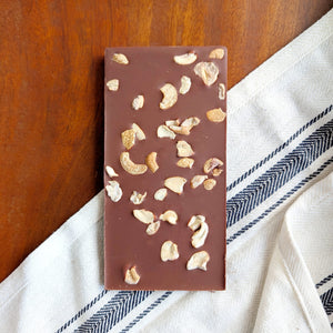 Madhu Chocolate - Back of Coconut Milk Chocolate bar
